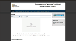 Desktop Screenshot of covertcarrier.com